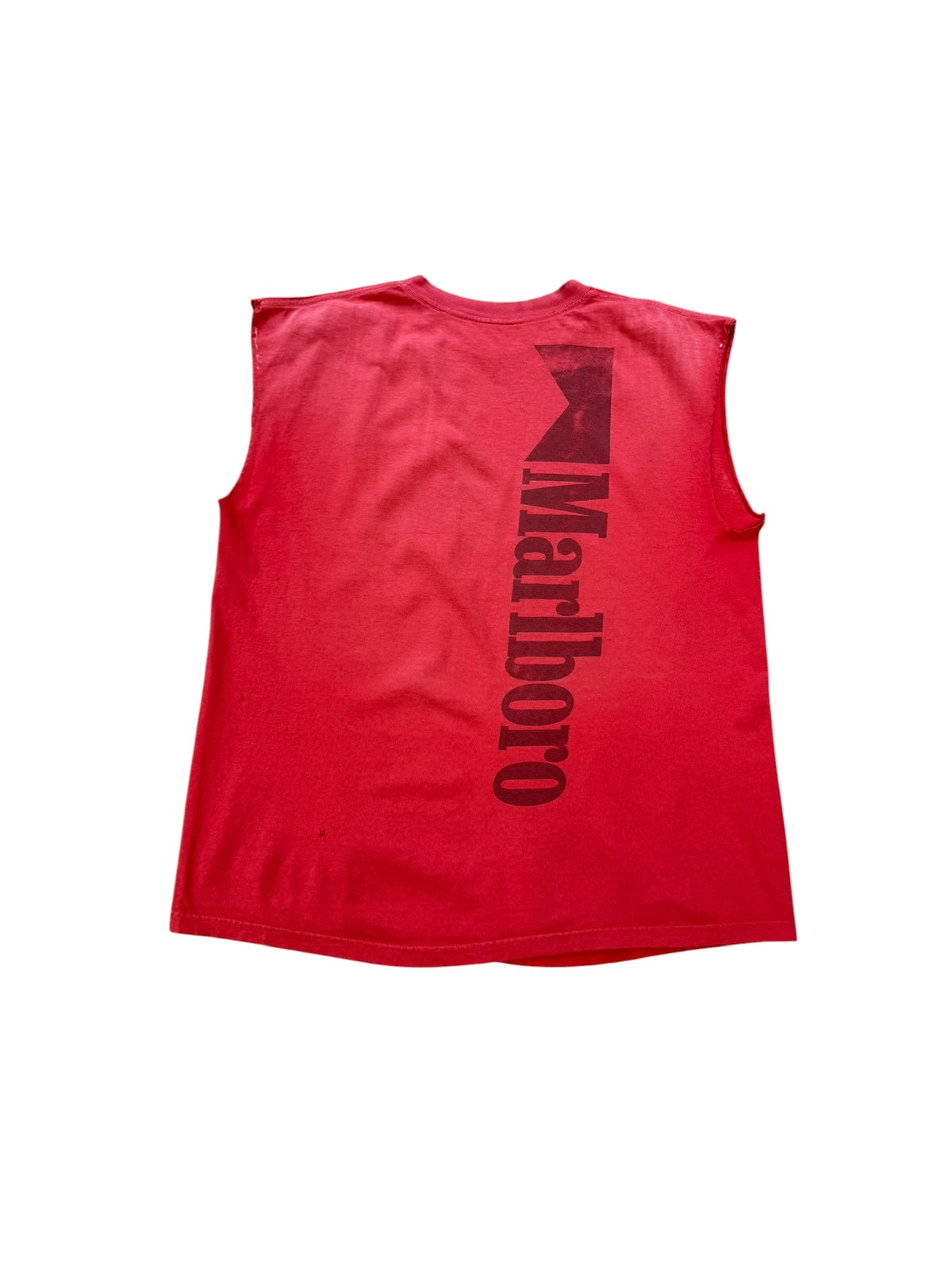 (XL) Vintage 1990s Marlboro Faded Cut Off Tshirt