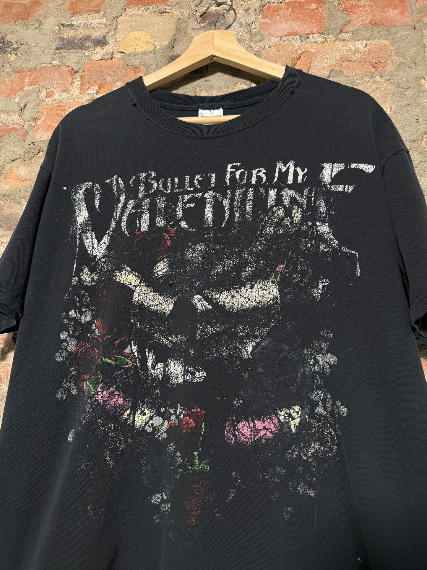 (L) 00s Bullet For My Valentine Distressed T-Shirt