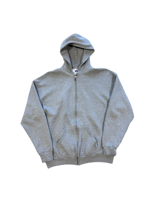 90s Grey Russell Zip Up Sz XL