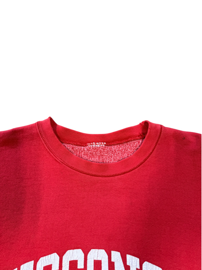 (XL) Vintage Wisconsin Red Crewneck