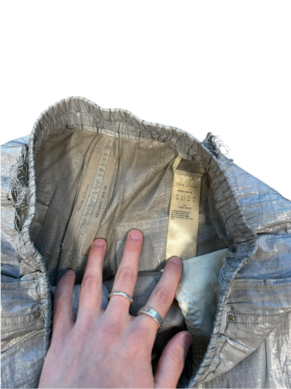 (L) Rick Owens Jumbo Bella Trashed Pants