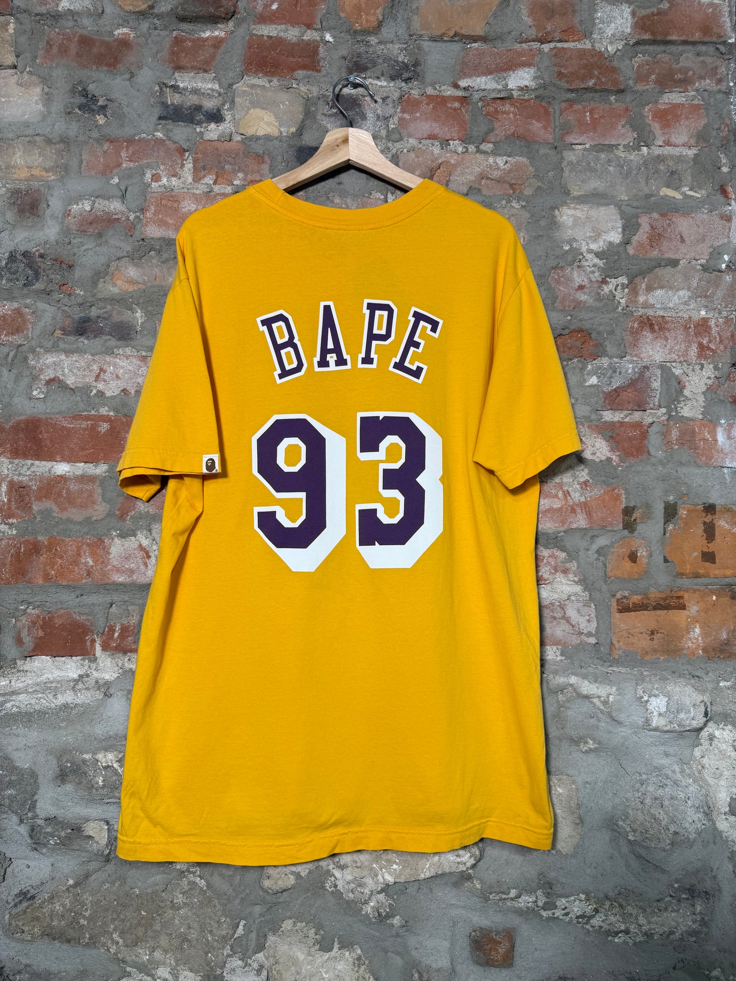 Bape X La Lakers Tee Sz M