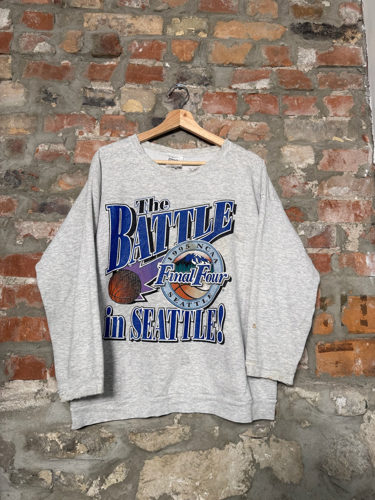(XL) 96" Final Four The Battle In Seattle Crewneck