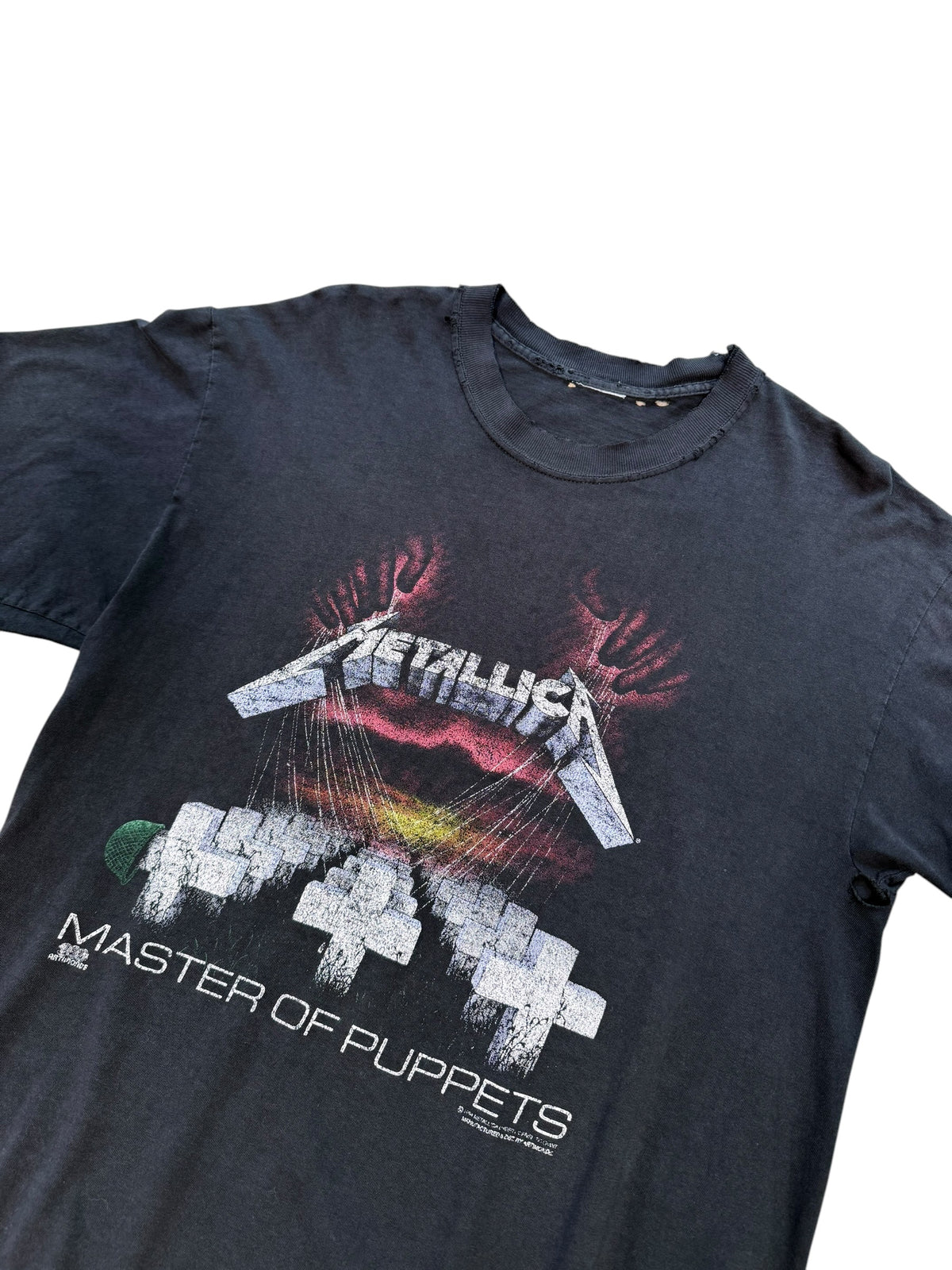 (L) Vintage 1997 Metallica Master Of Puppets Thrashed T-Shirt