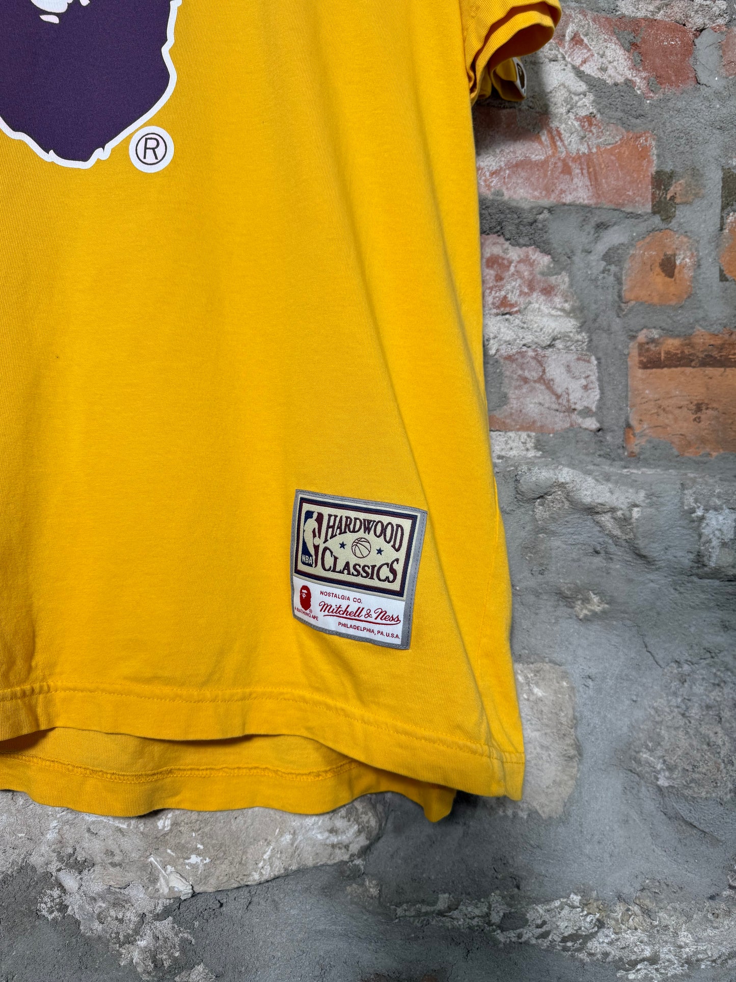 Bape X La Lakers Tee Sz M