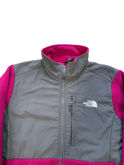 (L) Wmns North Face Magenta Denali Zip Up