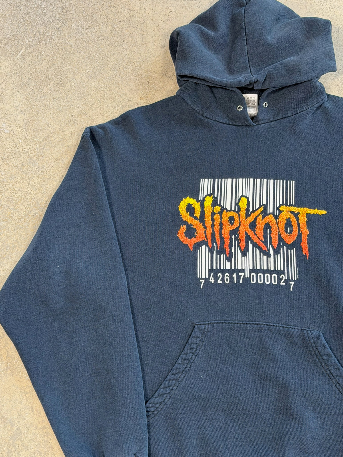 (XL) Vintage 2000s Slipknot Barcode Hoodie