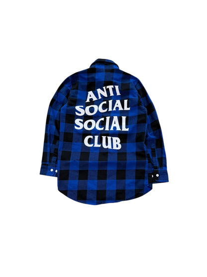 (S) Anti Social Social Club Blue Flannel