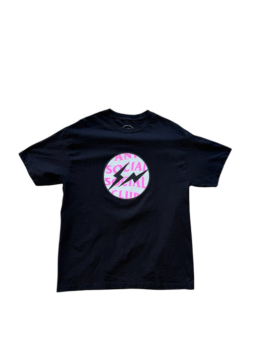 (L) Anti Social Social Club x Fragment
Black Interference Tee