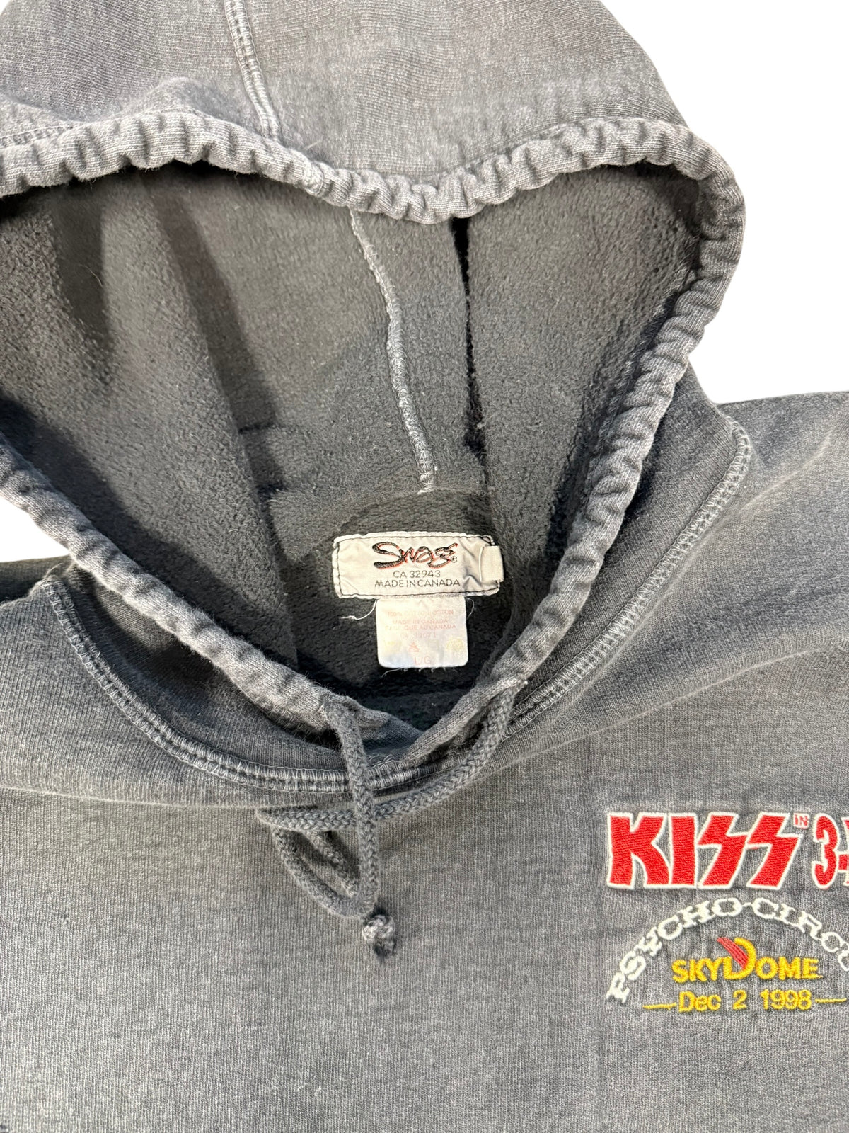 (XL) Vintage 1998 KISS 3D Universal Studios Hoodie