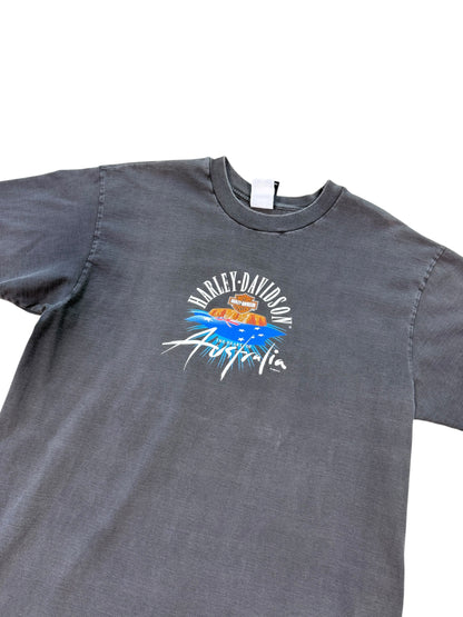 (XL) Vintage 1990s Harley Davidson Newcastle Australia Tshirt