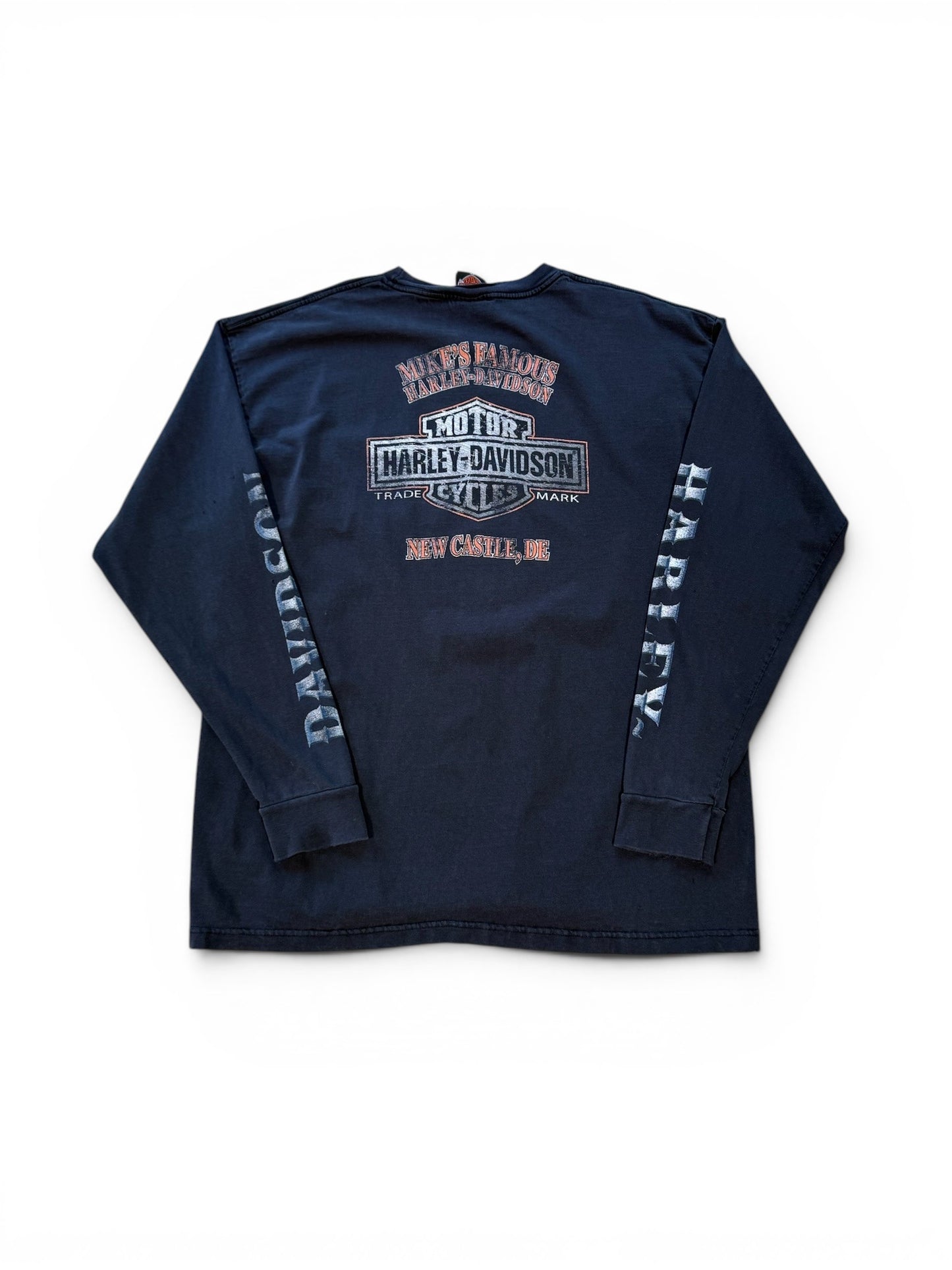 (XXL) 2009 Harley Davidson New Castle Long Sleeve