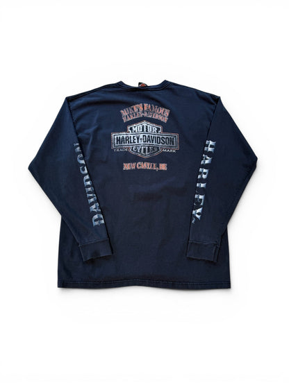 (XXL) 2009 Harley Davidson New Castle Long Sleeve