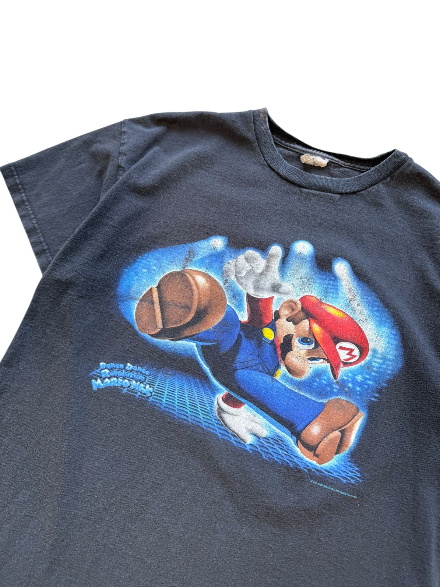 (L) 2005 Super Mario Nintendo Dance Revolution Tee