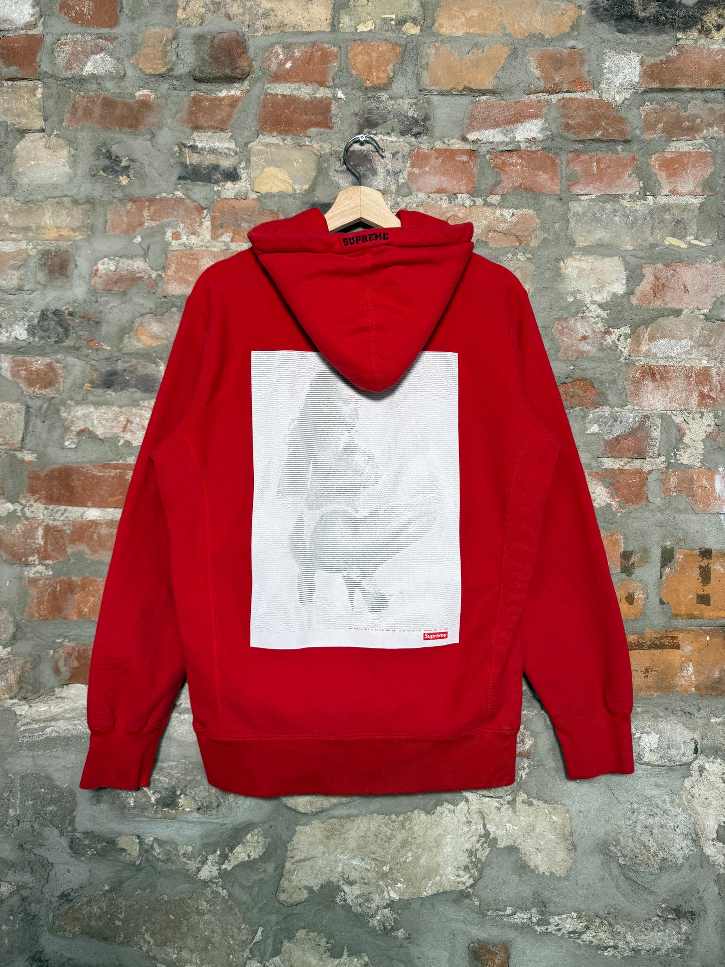 (M) Supreme DIGI Hoodie Red