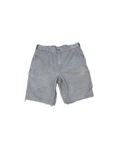 (36W) Vtg Carhartt Relaxed Work Shorts Grey