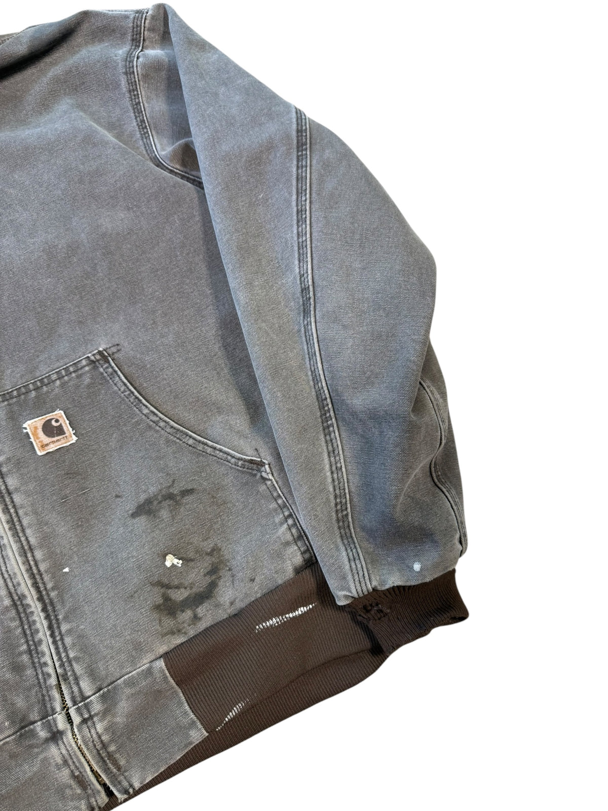 (XXL) Vintage Carhartt Faded Brown Active Hooded Jacket