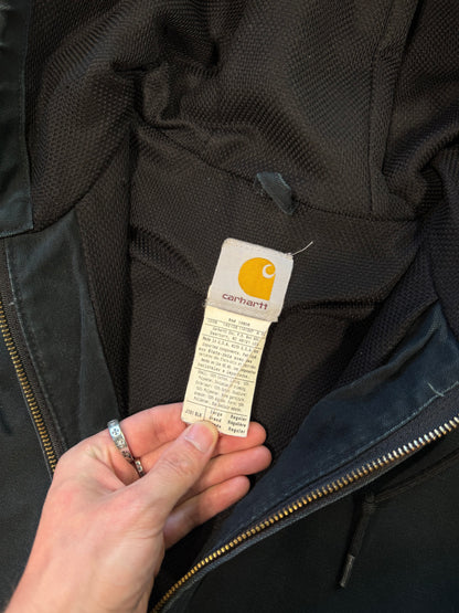 (L) Vintage Carhartt Black Active Jacket