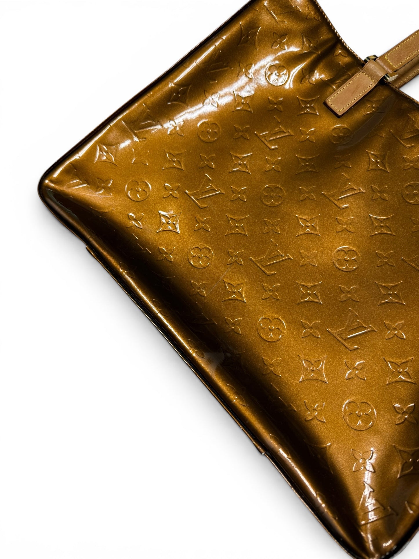 Louis Vuitton Bronze Monogram Vernis Columbus Tote