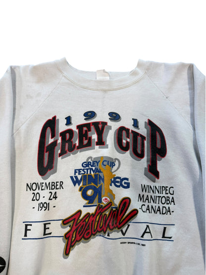 (L) 1991 Grey Cup Football CFL Crewneck