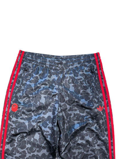 (L) Bape X Adidas All Over Print Camo Track Pants