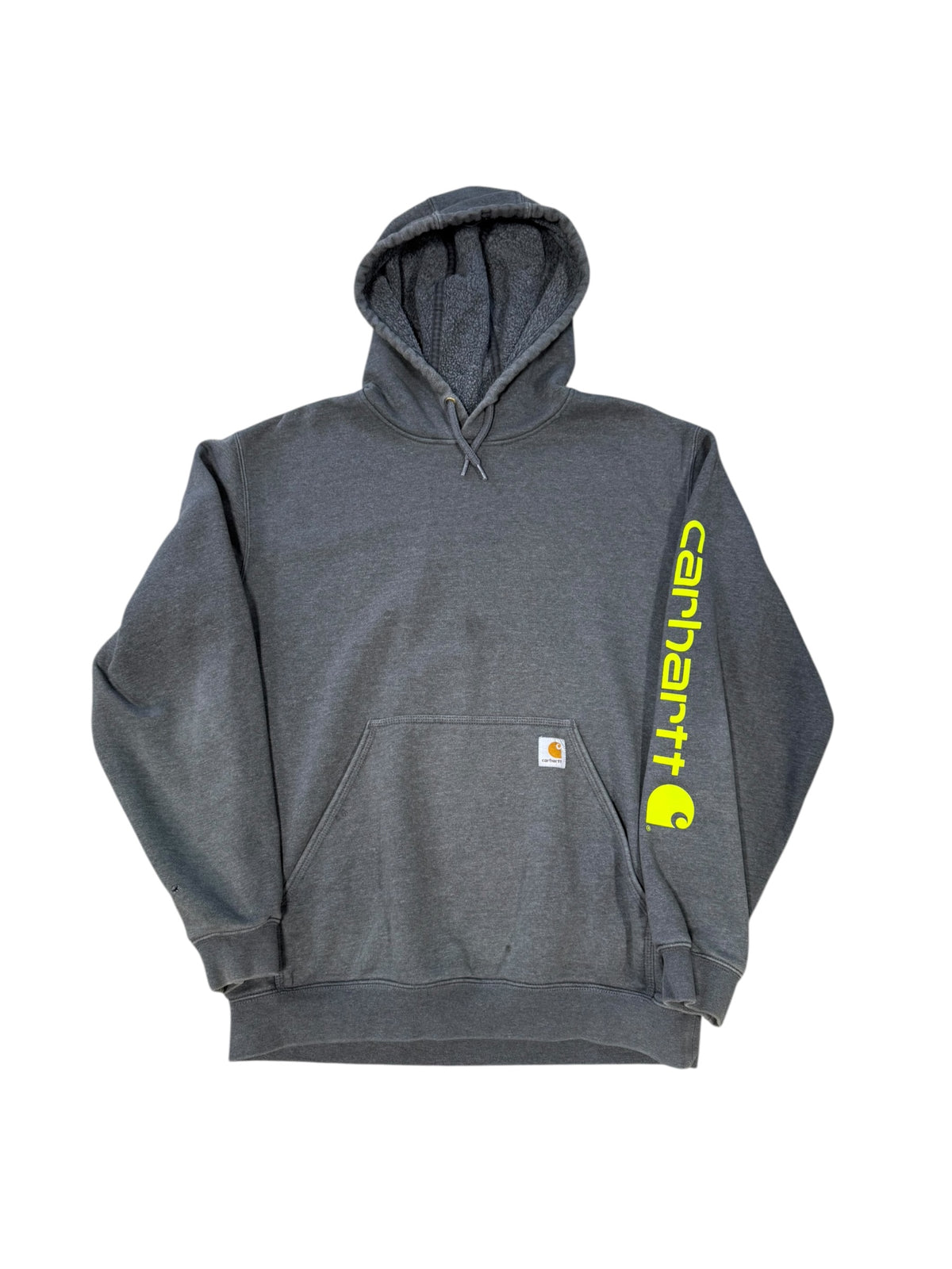 (L) Carhartt Workwear Neon Logo Hoodie