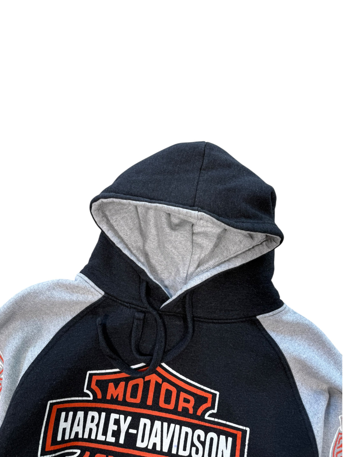 (M) Vintage Harley Davidson Flames Hoodie