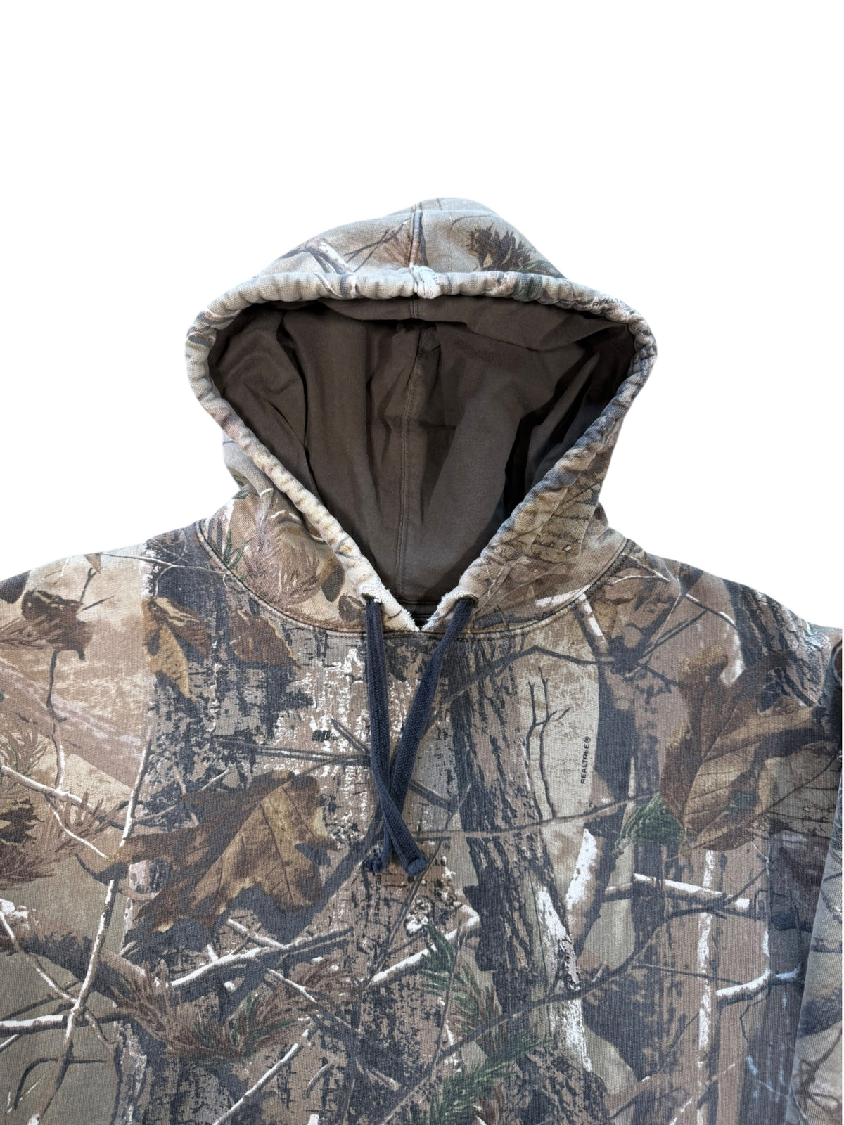 (M) Vintage Real Tree Camo Heavyweight Hoodie
