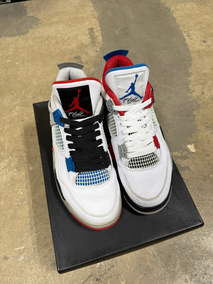 (8M) Jordan 4 Retro What The