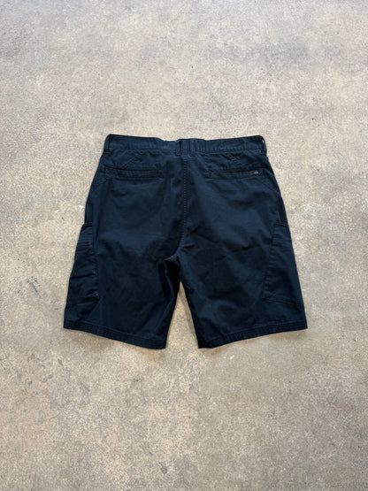 (36 Waist) 00s Oakley Cargo Shorts Black