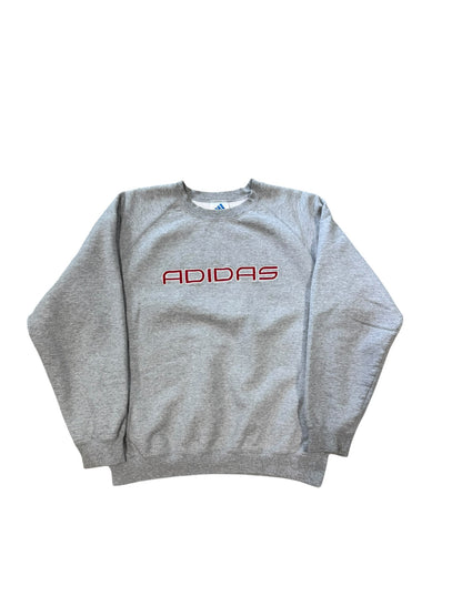 (M) Vintage 2000s Adidas Spell Out Crewneck Sweater