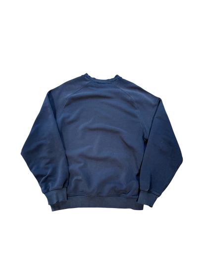 (L) Y2K Nike Navy Swoosh Crewneck