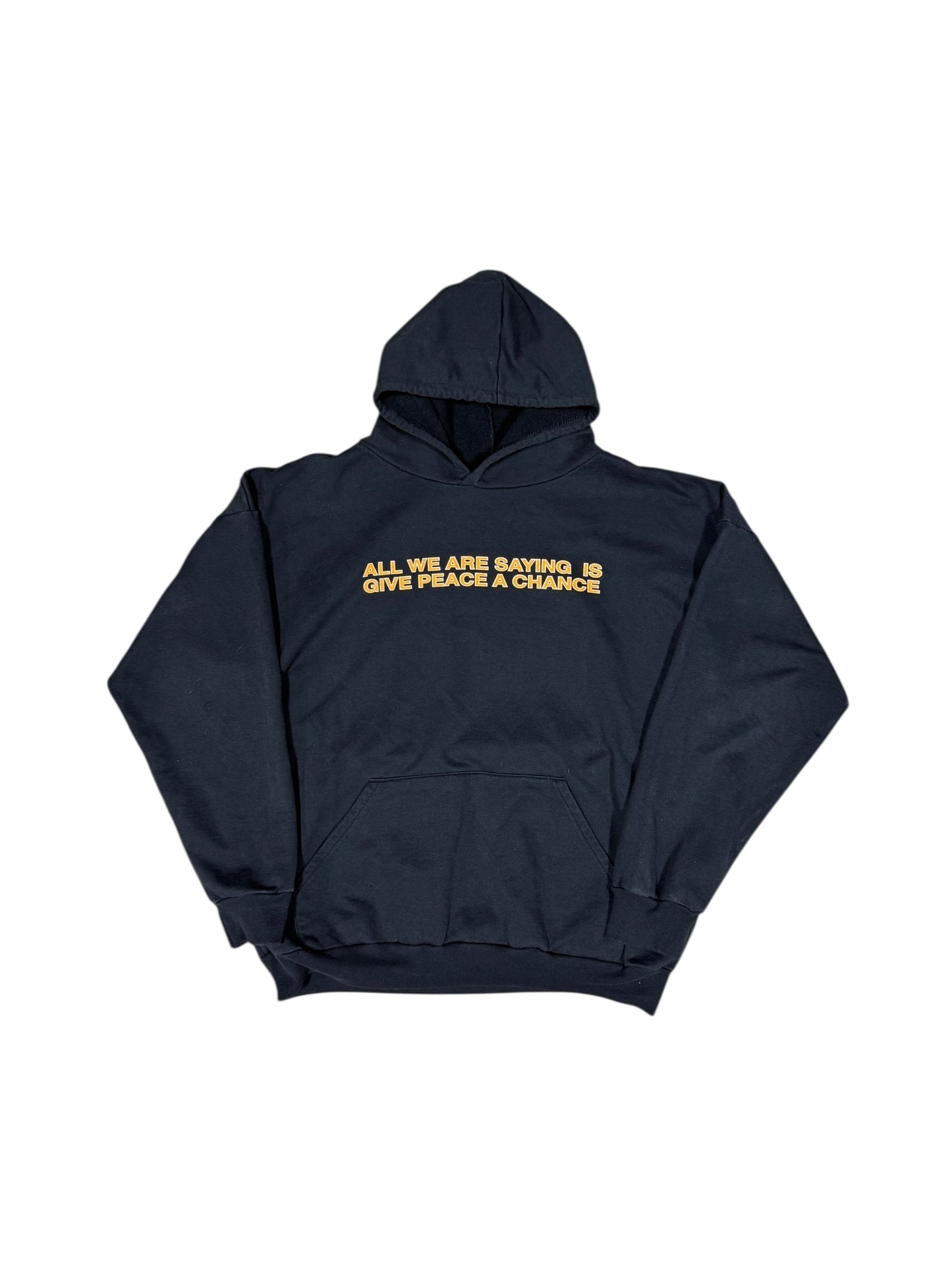 2001 John Lennon Give Peace A Chance Hoodie Sz L