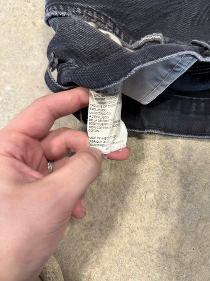 (36 Waist) Vtg Dickes Black Carpenter Pants