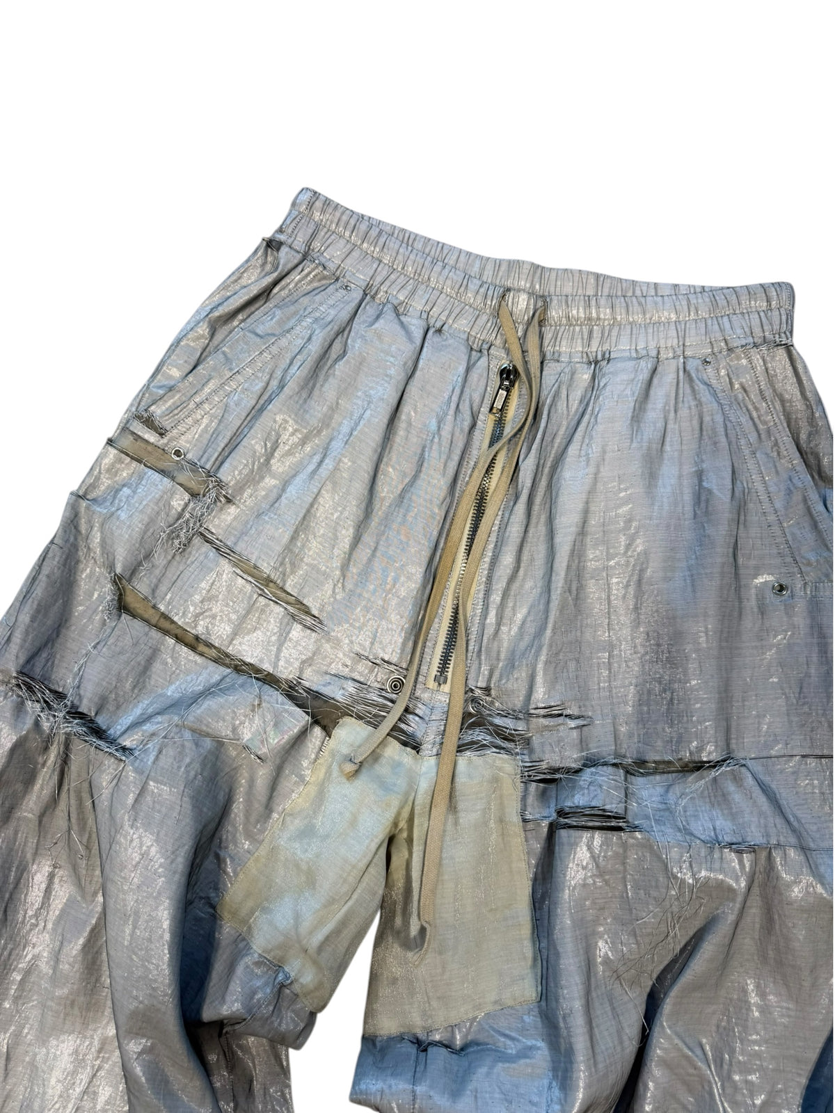 (L) Rick Owens Jumbo Bella Trashed Pants