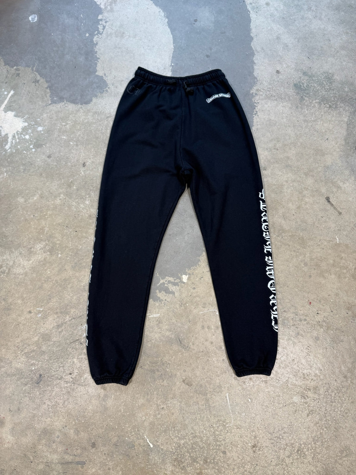 (XS) Chrome Hearts Spell Out Sweatpants