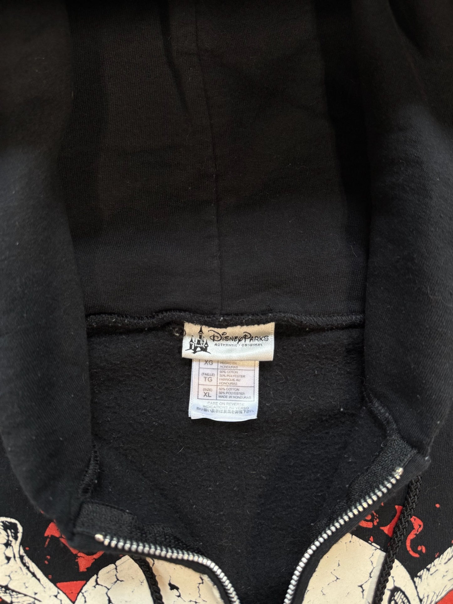 (XL) Y2K Disney Pirate’s Of The Caribbean Zip Sweater