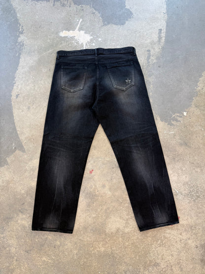 (38W) Supreme Distressed Loose Fit Selvedge Jean (SS26)