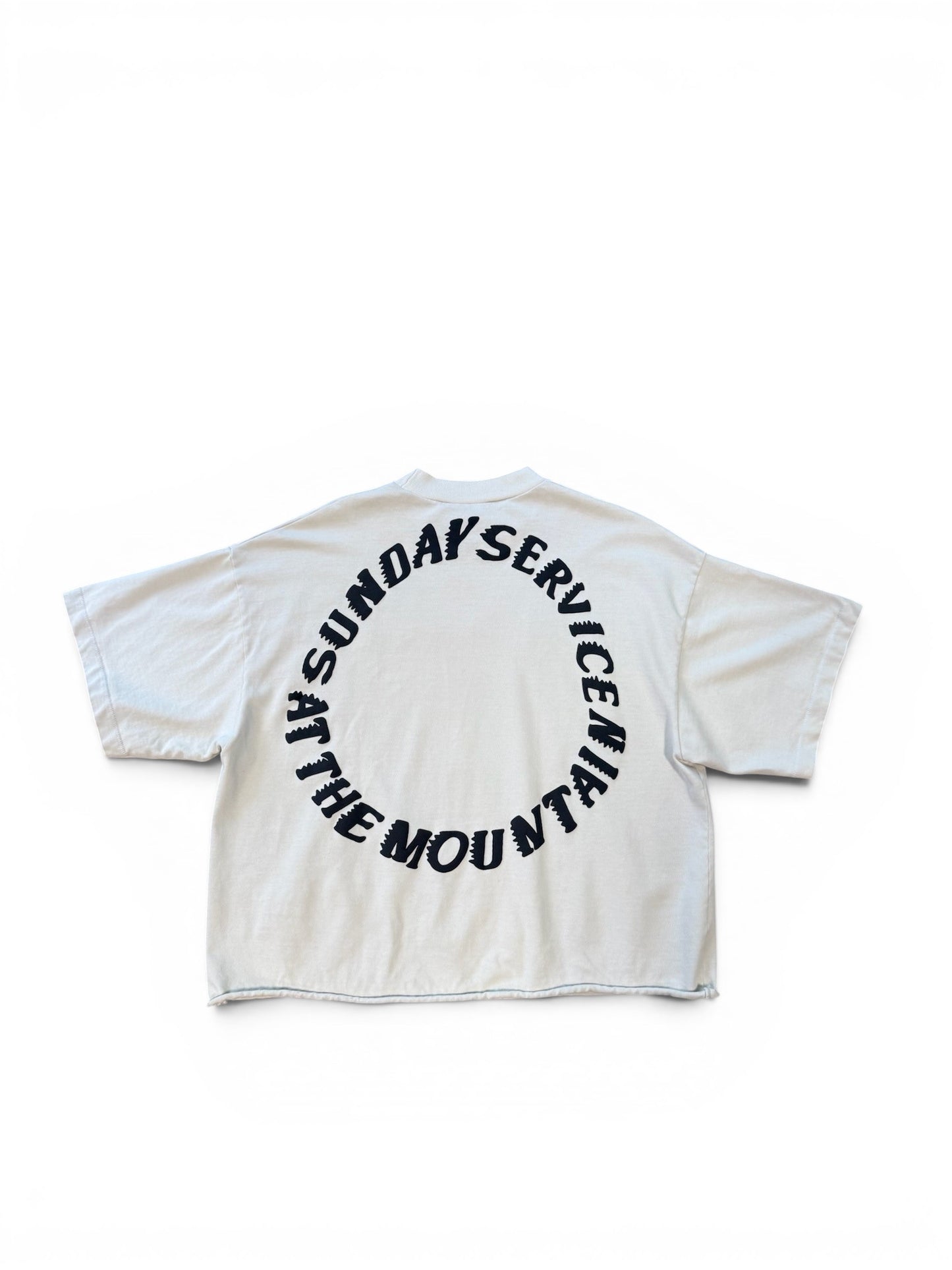 (M) Kanye West Sunday Service “Trust God” Cropped Shirt