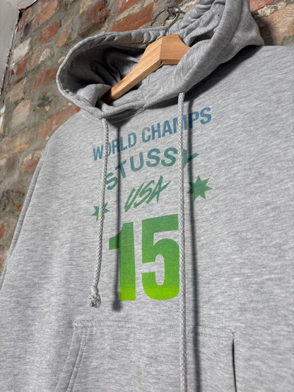 Stussy World Champs Hoodie Sz S