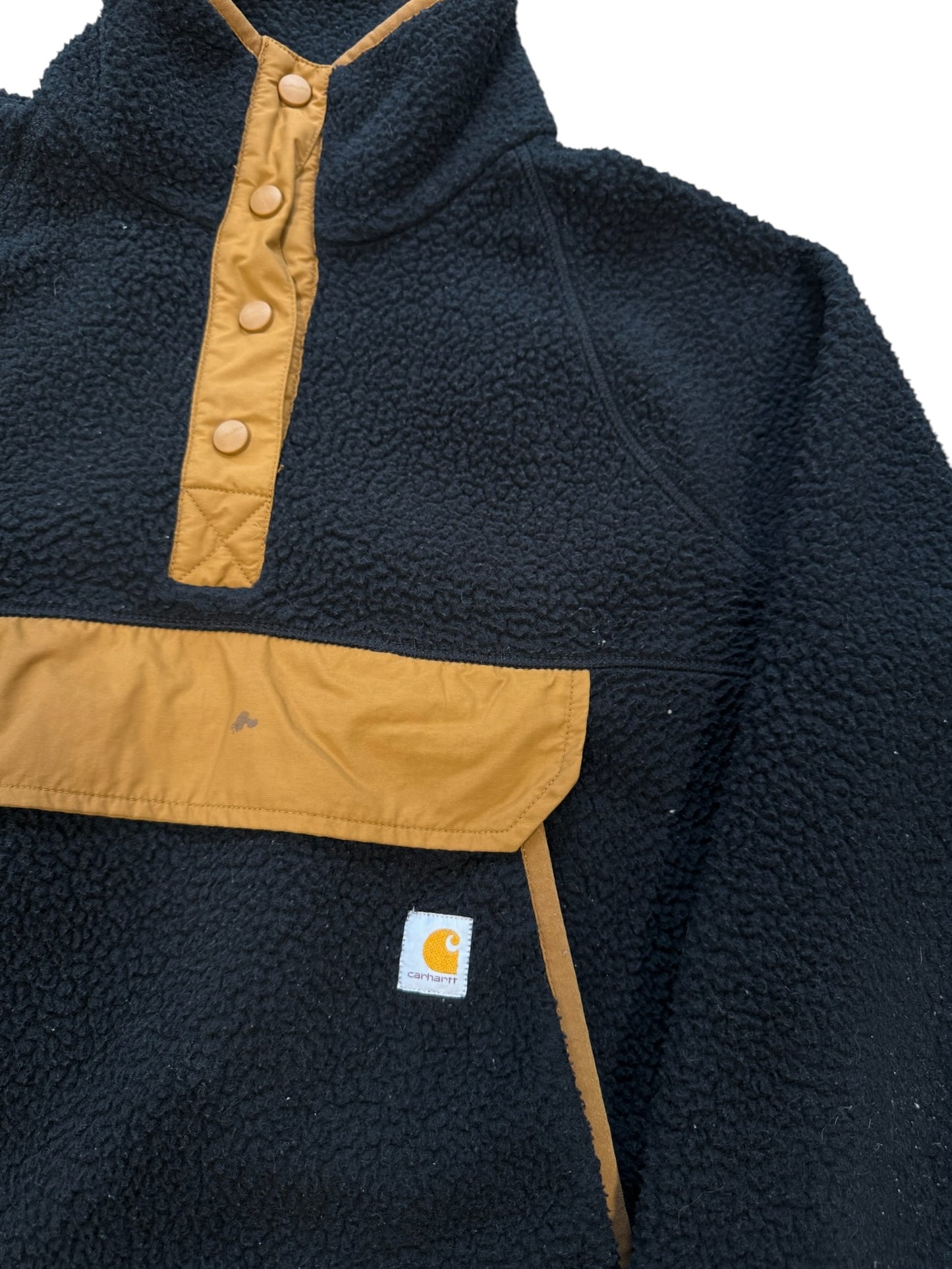 (M) Carhartt Heavy Fleece Quarter Button