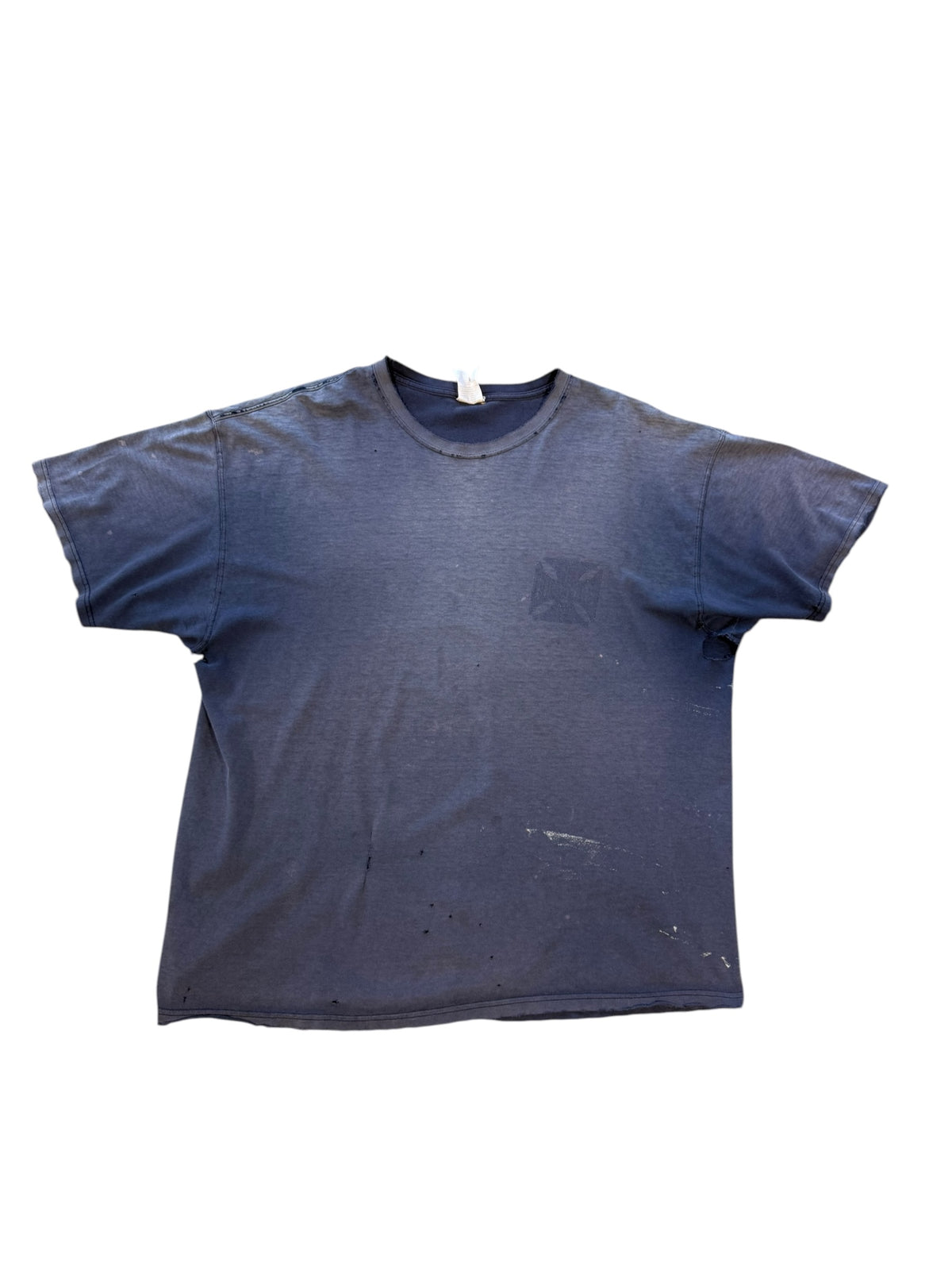 (XL) Vintage Trashed Choppers Navy Tee