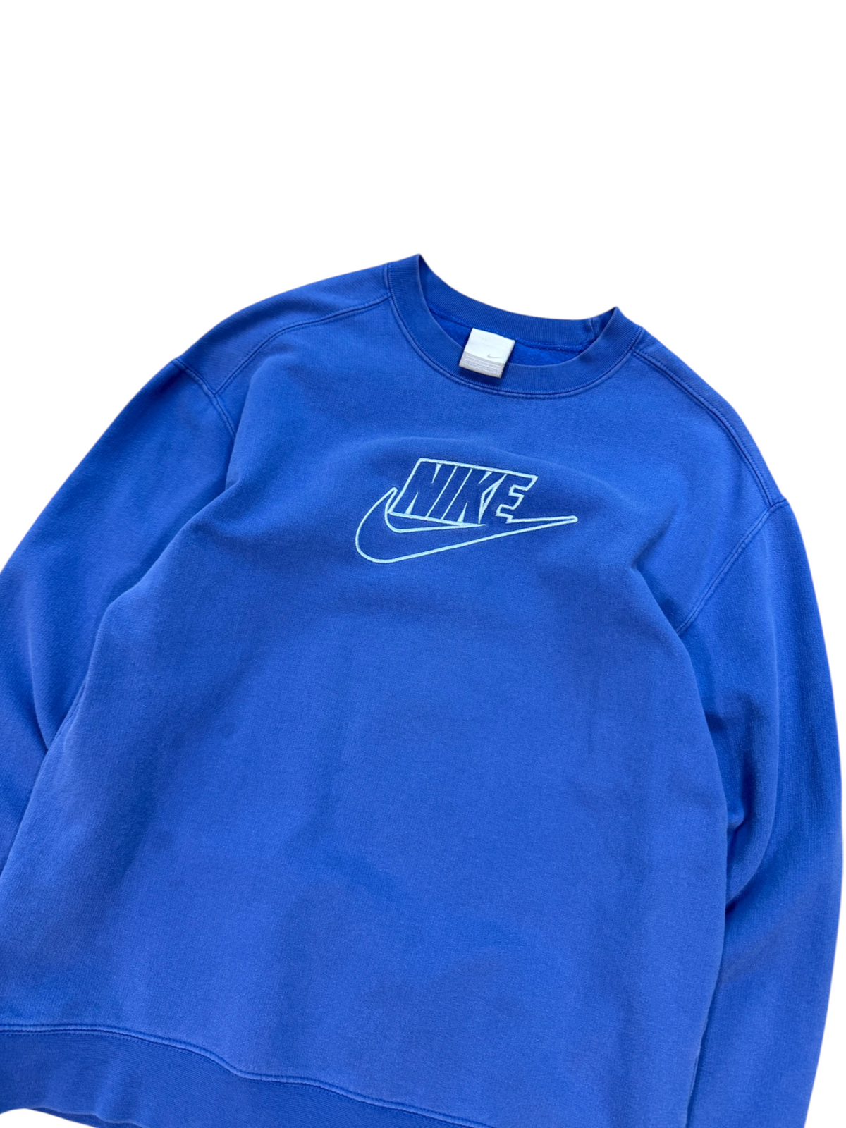 (L) Vintage Nike Blue Embroidered Crewneck