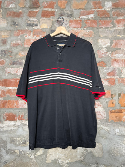 90s Burberry Golf Polo Shirt Sz XXL