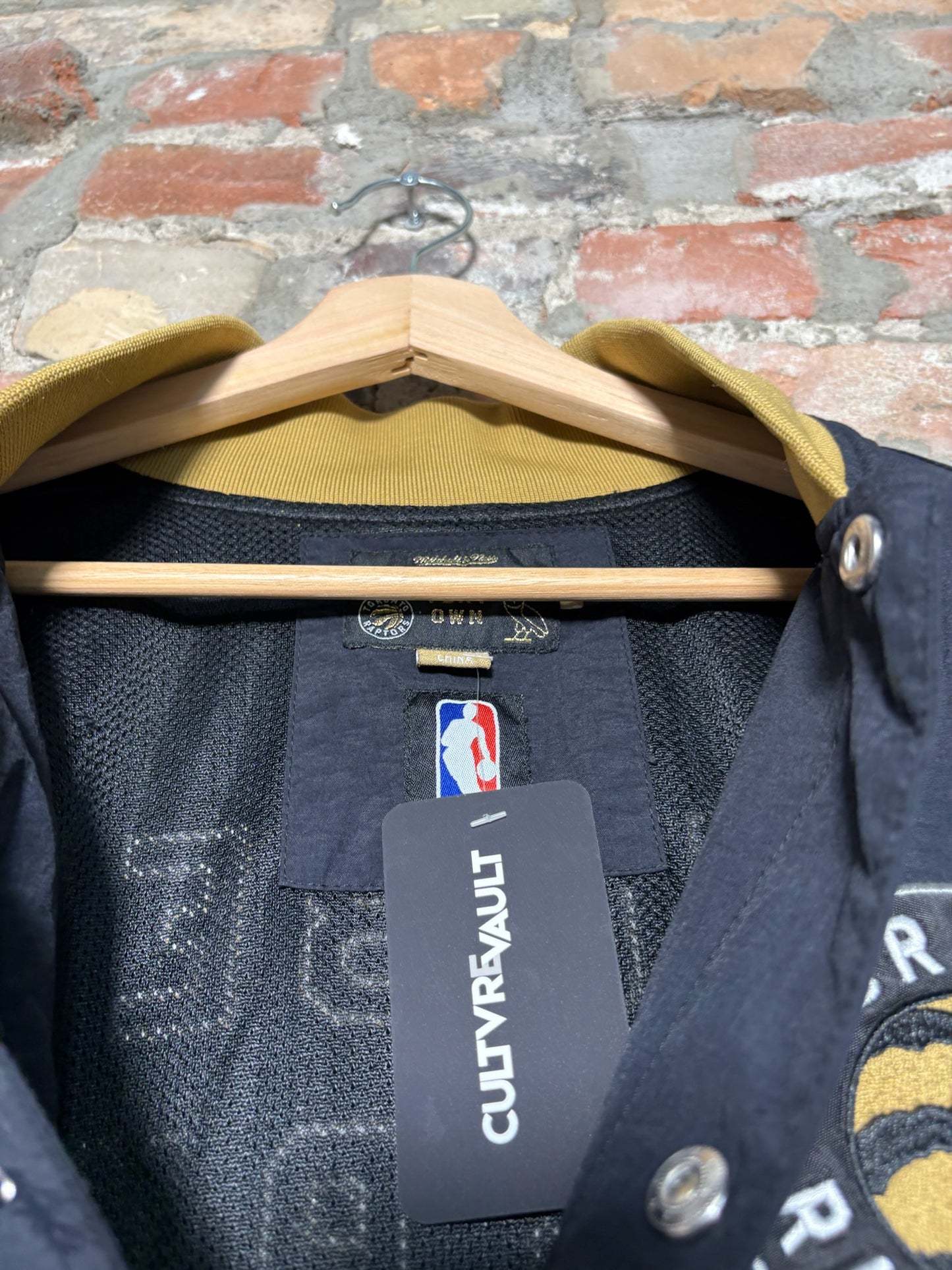 Ovo X Raptors Windbreaker Jacket Sz L