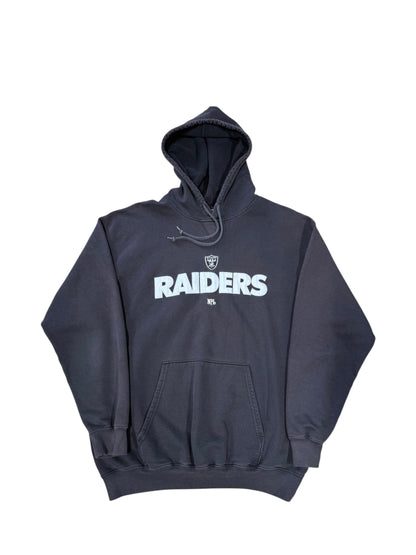 (XL) Vintage Raiders NFL Black Hoodie