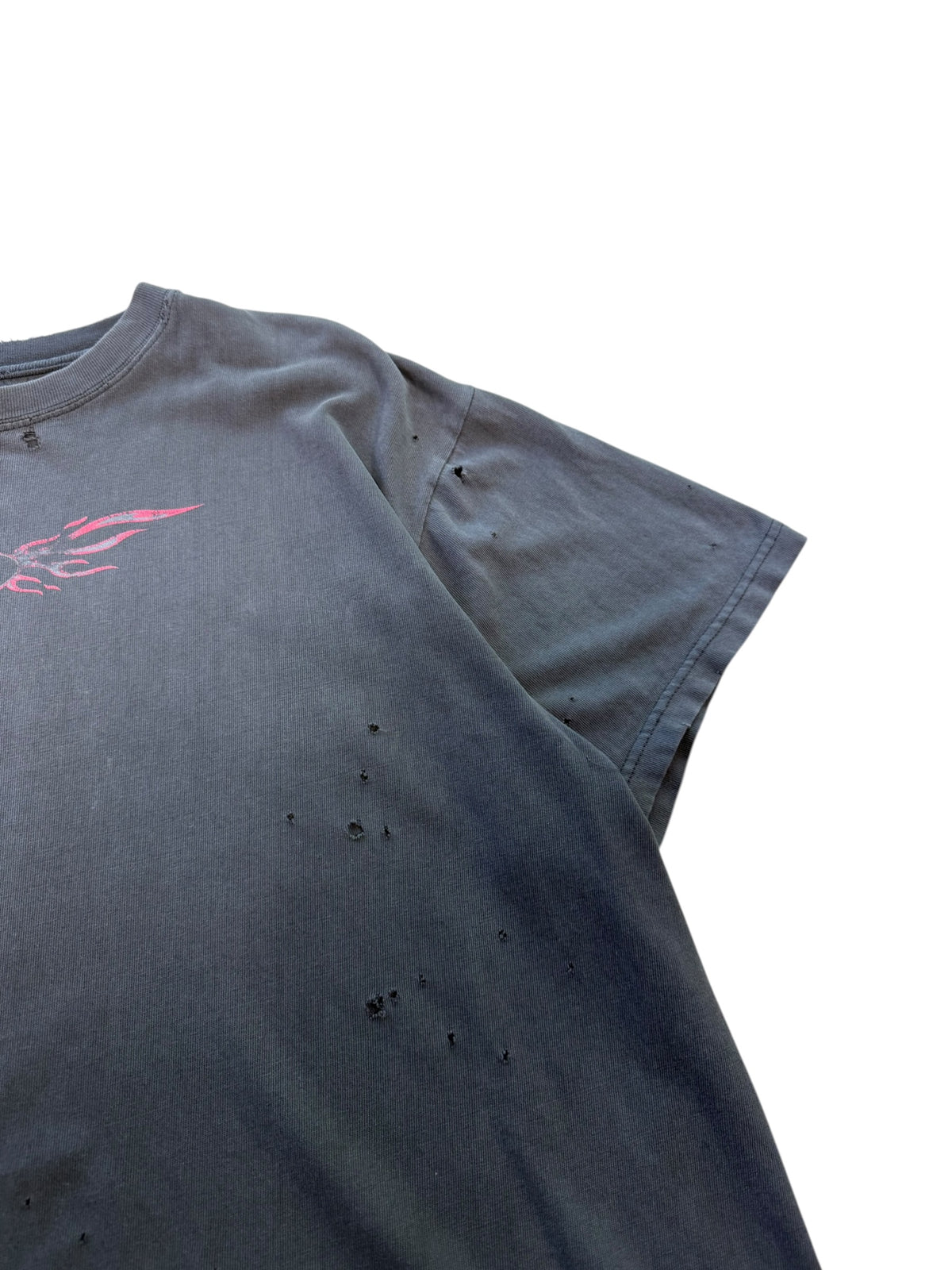 (XL) Vintage USA Choppers Tribal Thrashed Black Tee
