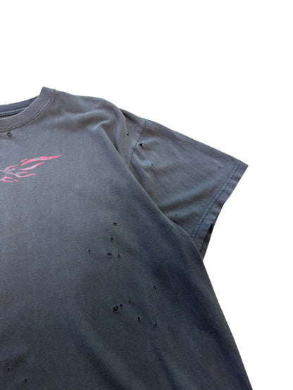 (XL) Vintage USA Choppers Tribal Thrashed Black Tee