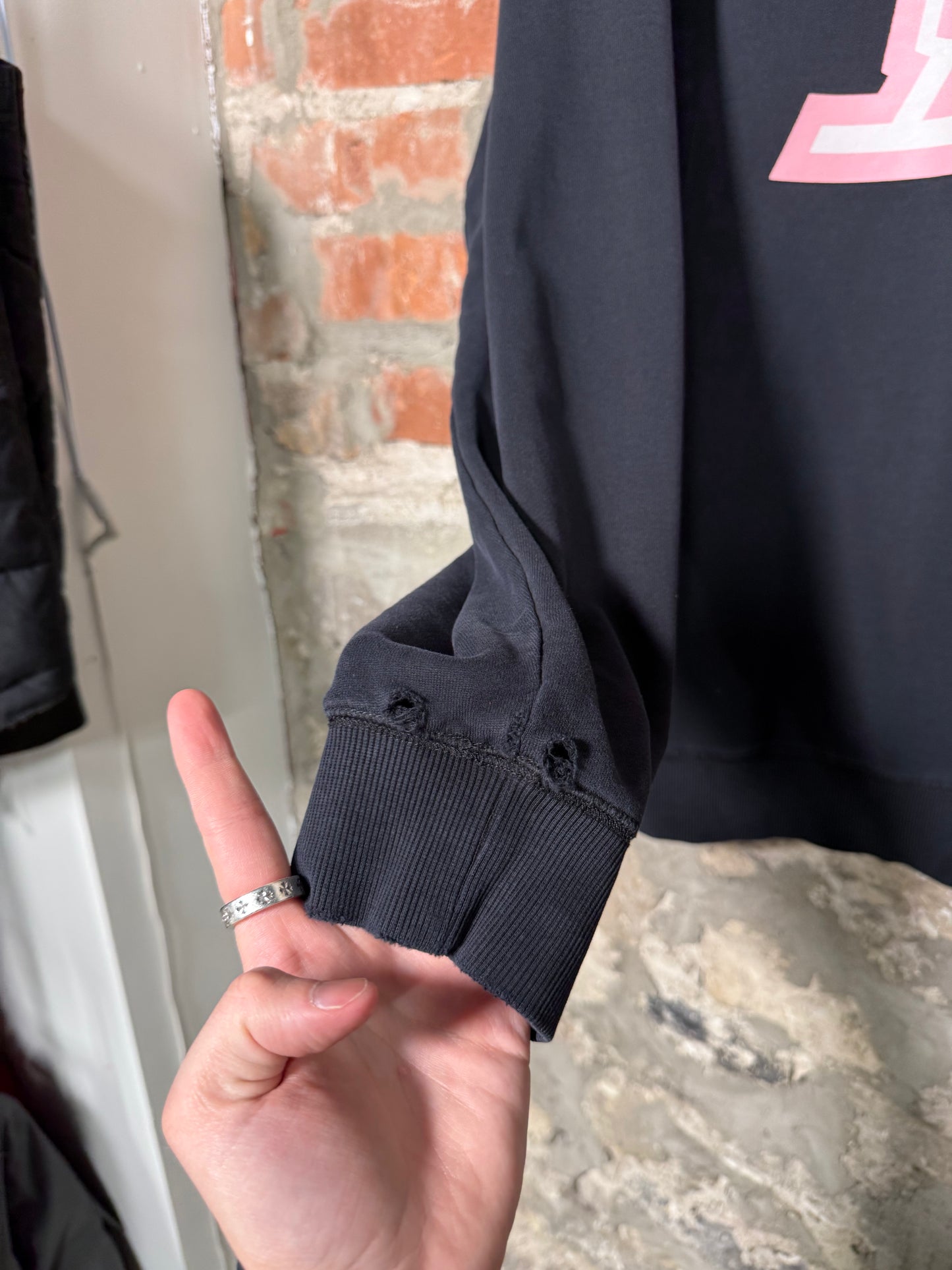 (XXXL) Octobers Very Own Black Spell Out Hoodie