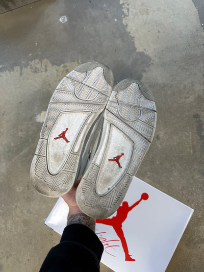 (9) 2021 Jordan 4 White Oreo Used